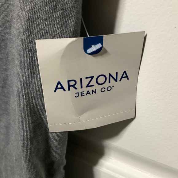 NWT Girls  Large-14 heather gray and white shirt sleeve top, Stay Cool - Picture 2 of 3